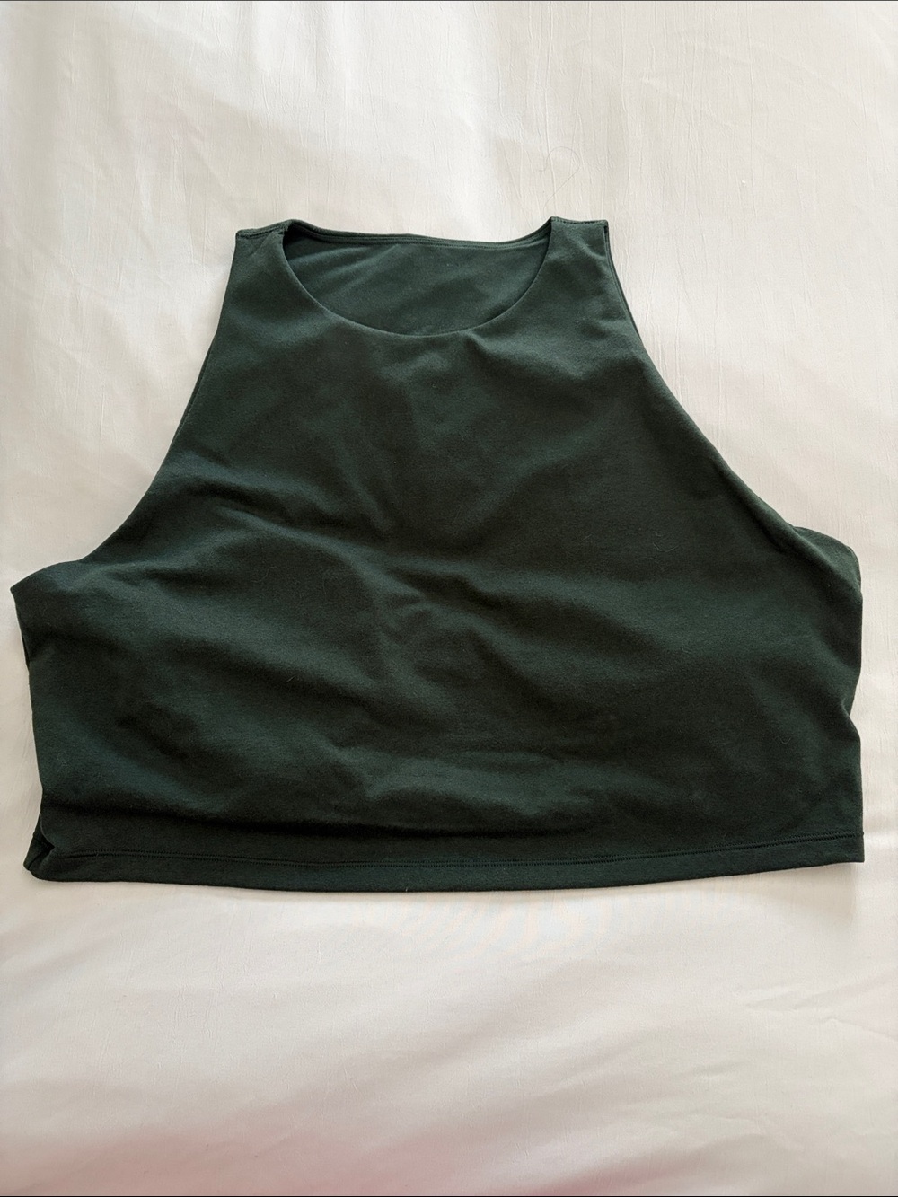 Old Navy Dark Green Cropped Tank Top